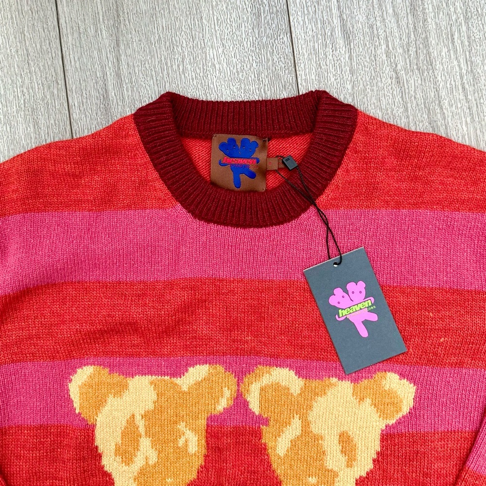 Heaven by Marc Jacobs Gradient Teddy Sweater NWT - Picture 12 of 14